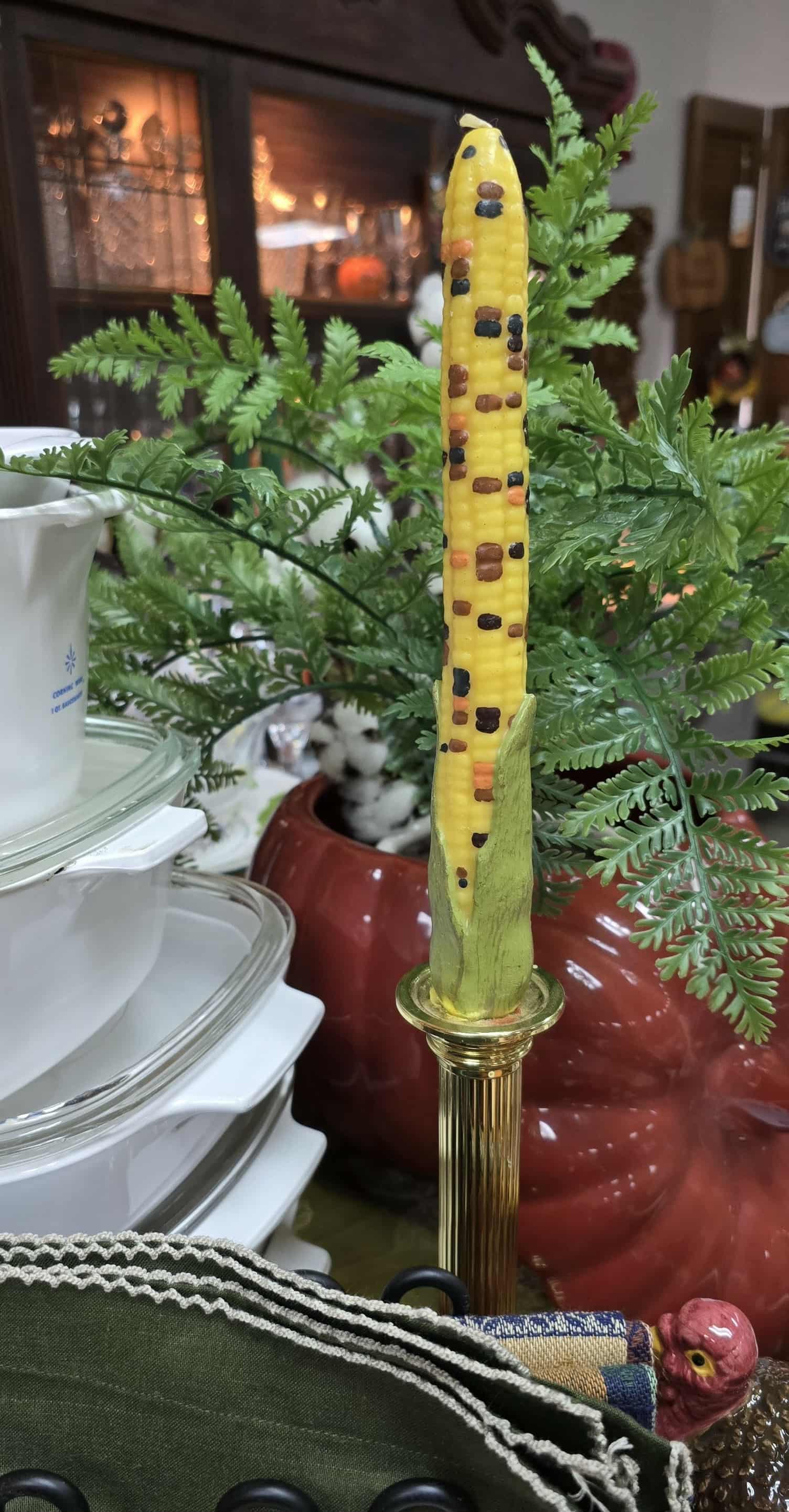 Corn Cobb Candlesticks